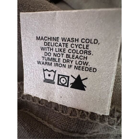 Revolve Krisa Los Angeles 100% Linen Jacket in Grey Size S - Picture 6 of 6